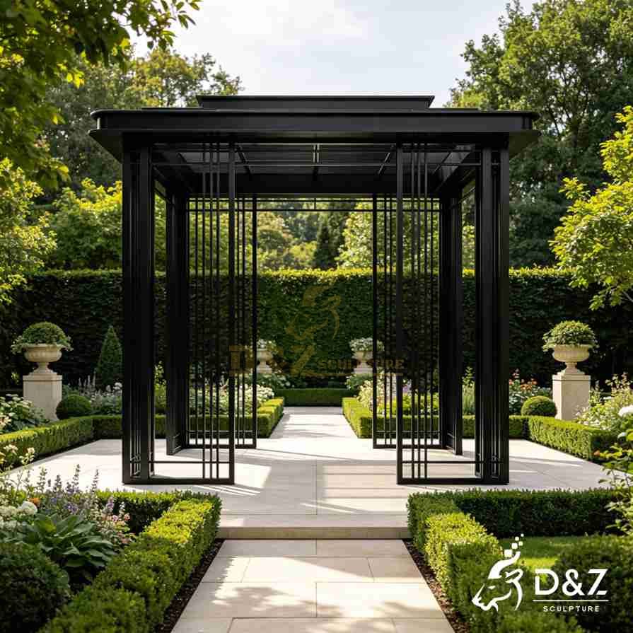 Metal Square Gazebo 4