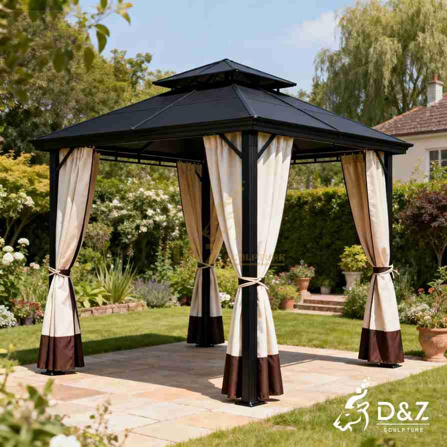 Square Double Roof Gazebo 3