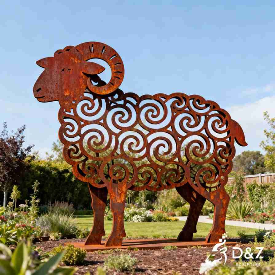Hollow Sheep Art Sculpture 1