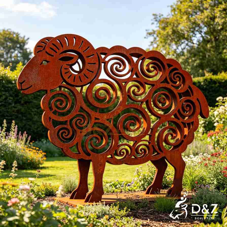 Hollow Sheep Art Sculpture 4