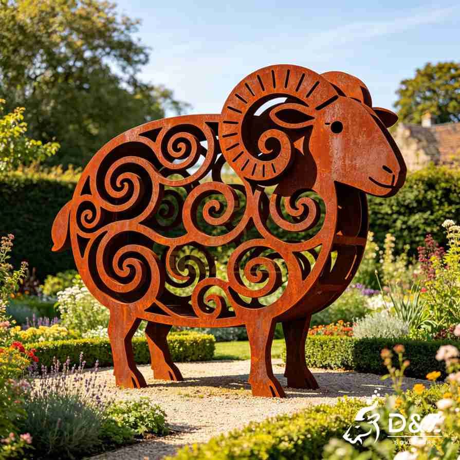 Hollow Sheep Art Sculpture 6