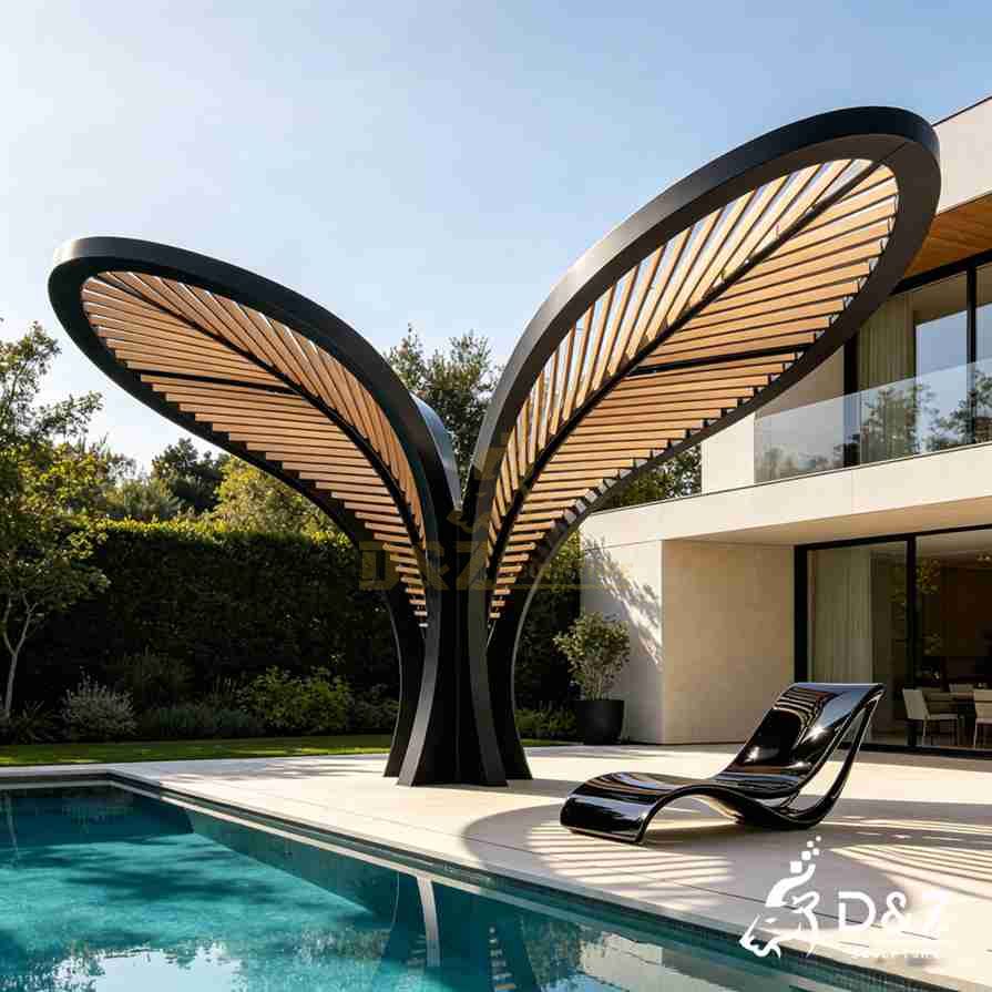 Large Metal Leaf Gazebo 2 Large Metal Leaf Gazebo 2