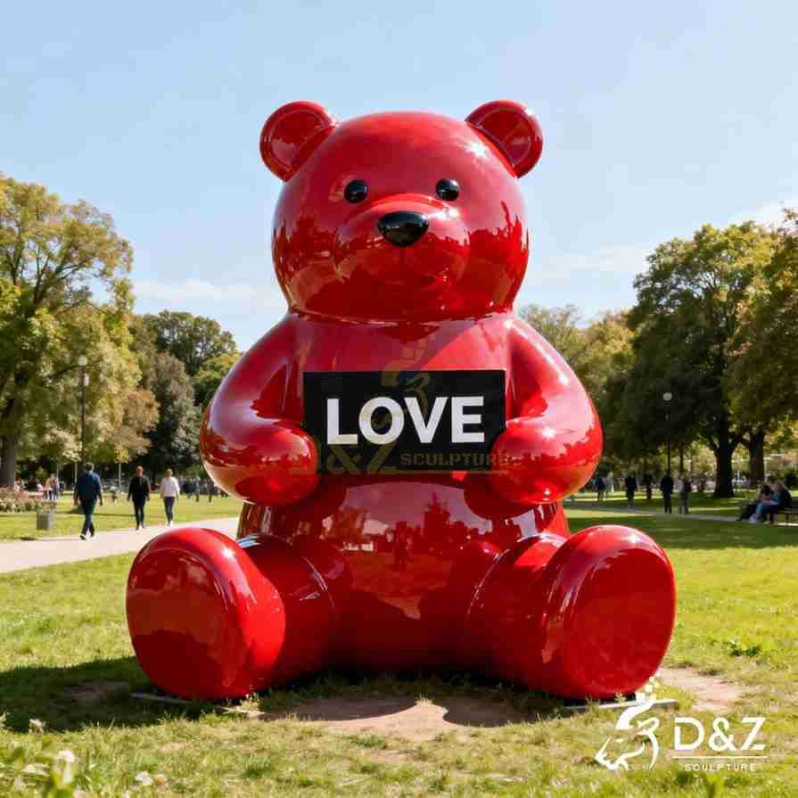 Giant gummy whisbe bear room sculpture decor 1