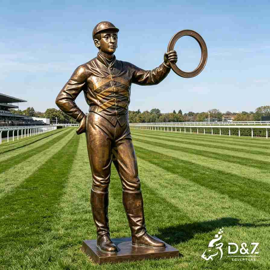 Bronze Jockey Statue 3 Bronze Jockey Statue 3