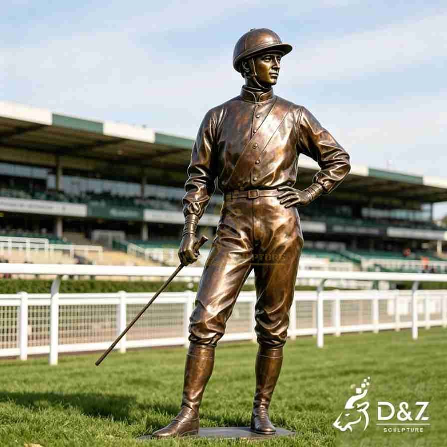 Bronze Jockey Statue 5 Bronze Jockey Statue 5