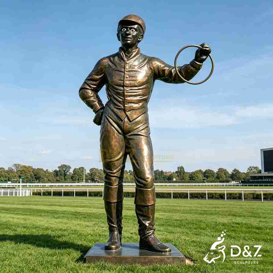 Bronze Jockey Statue 6 Bronze Jockey Statue 6