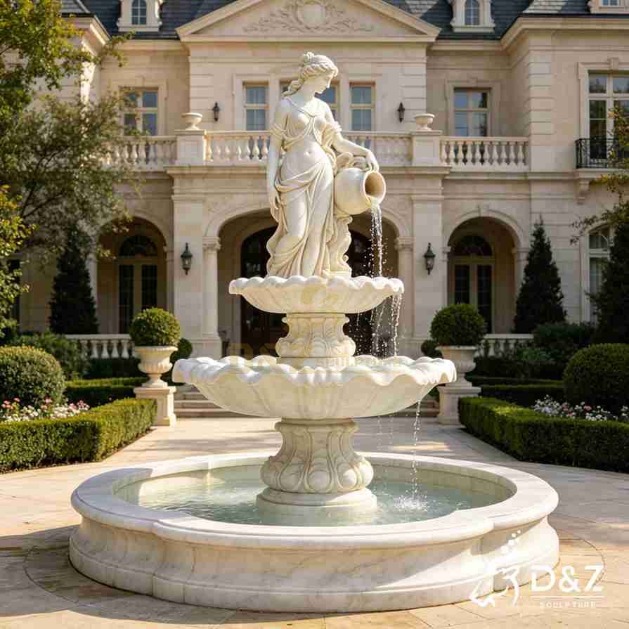 Lady Statue Fountain 3 Lady Statue Fountain 3
