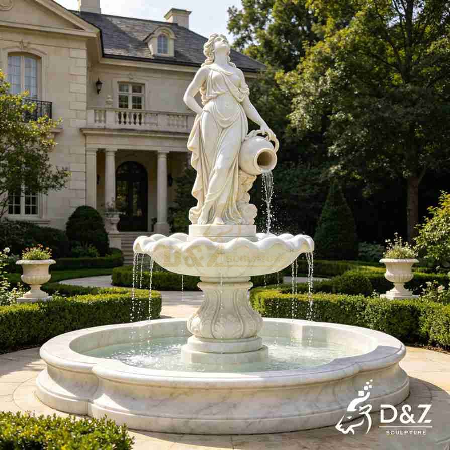 Lady Statue Fountain 4 Lady Statue Fountain 4