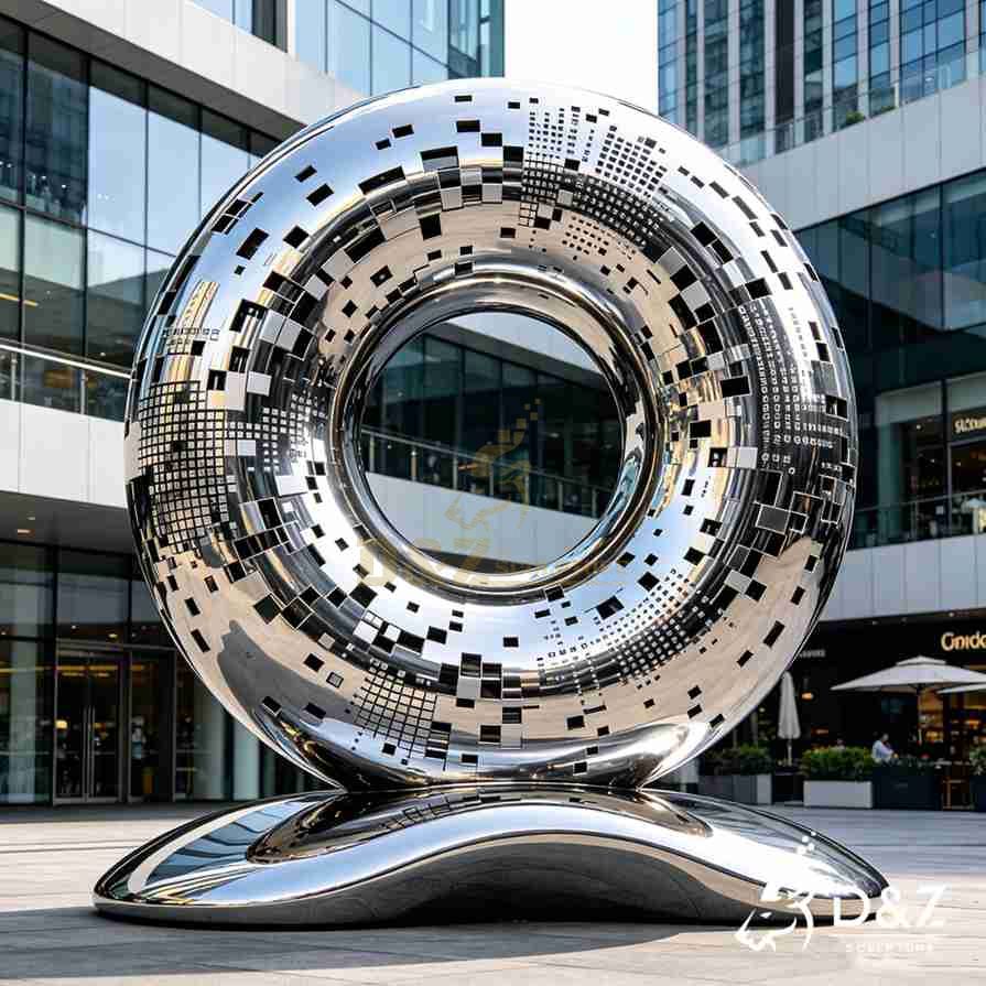 Metal Donut Sculpture 5 Metal Donut Sculpture 5