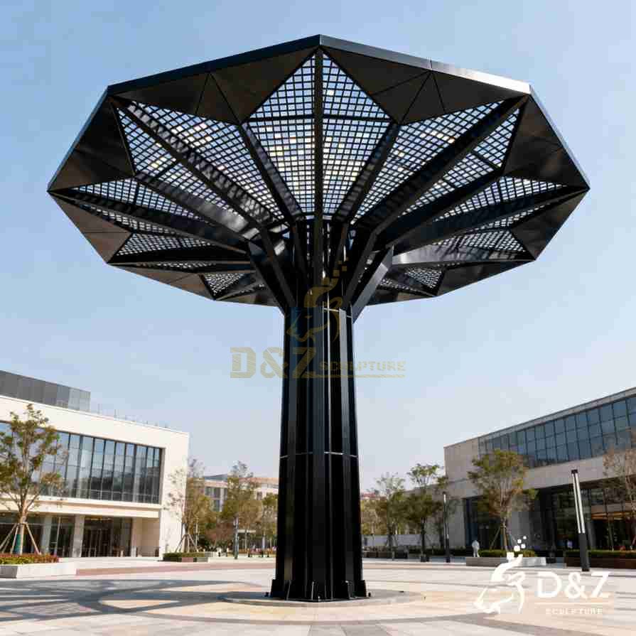 Metal Tree Pergola Sculpture 6 Metal Tree Pergola Sculpture 6