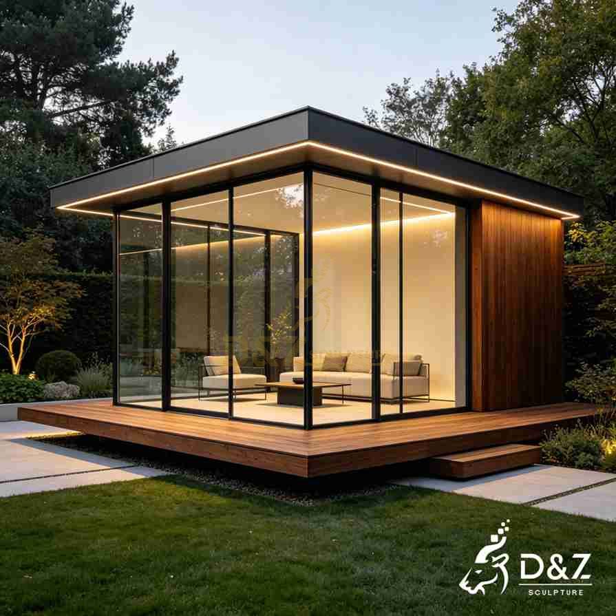 15-1 Modern Metal Gazebo