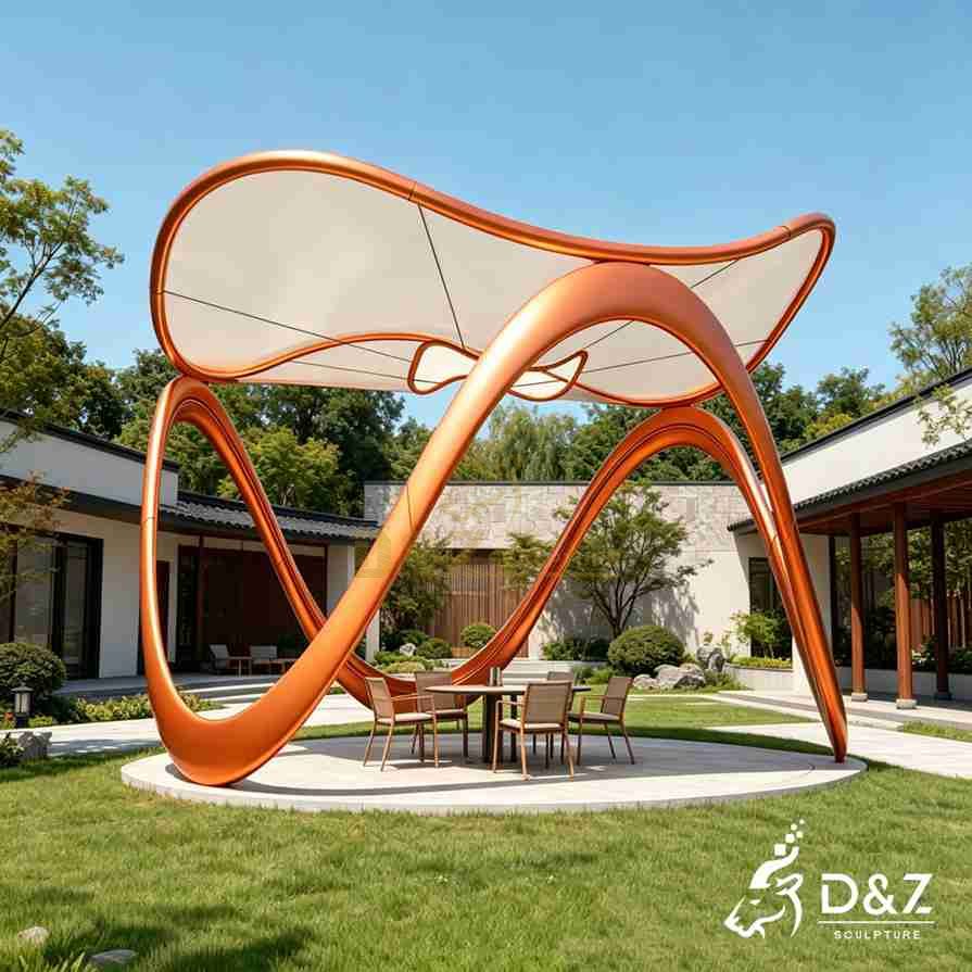 15-3 Modern Metal Gazebo