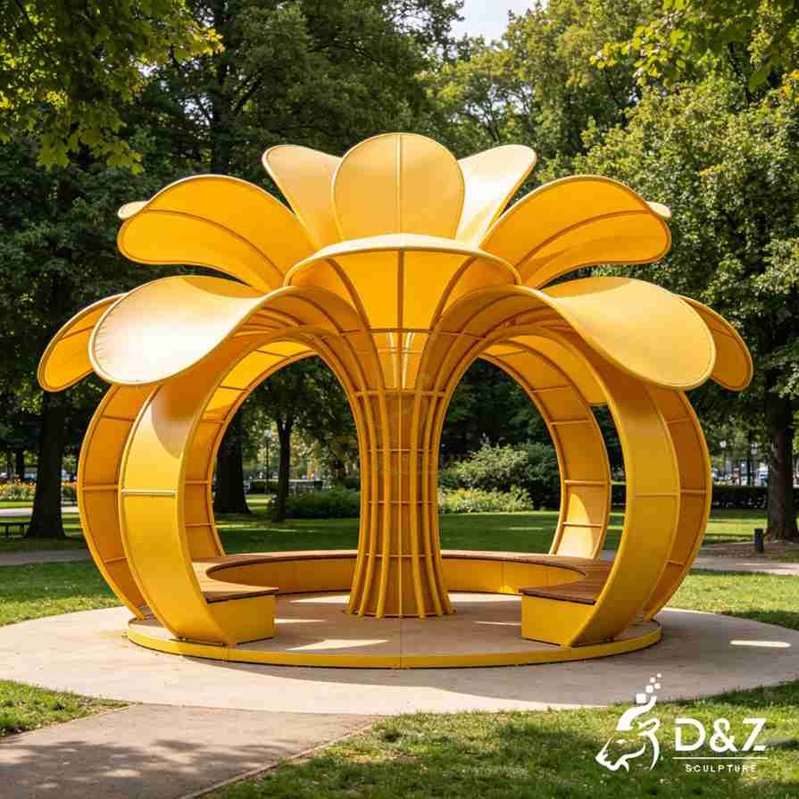 15-7 Modern Metal Gazebo 15-7 Modern Metal Gazebo