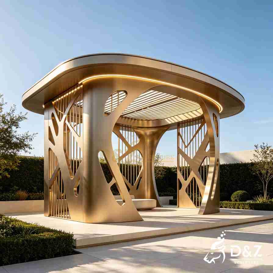 15-10 Modern Metal Gazebo