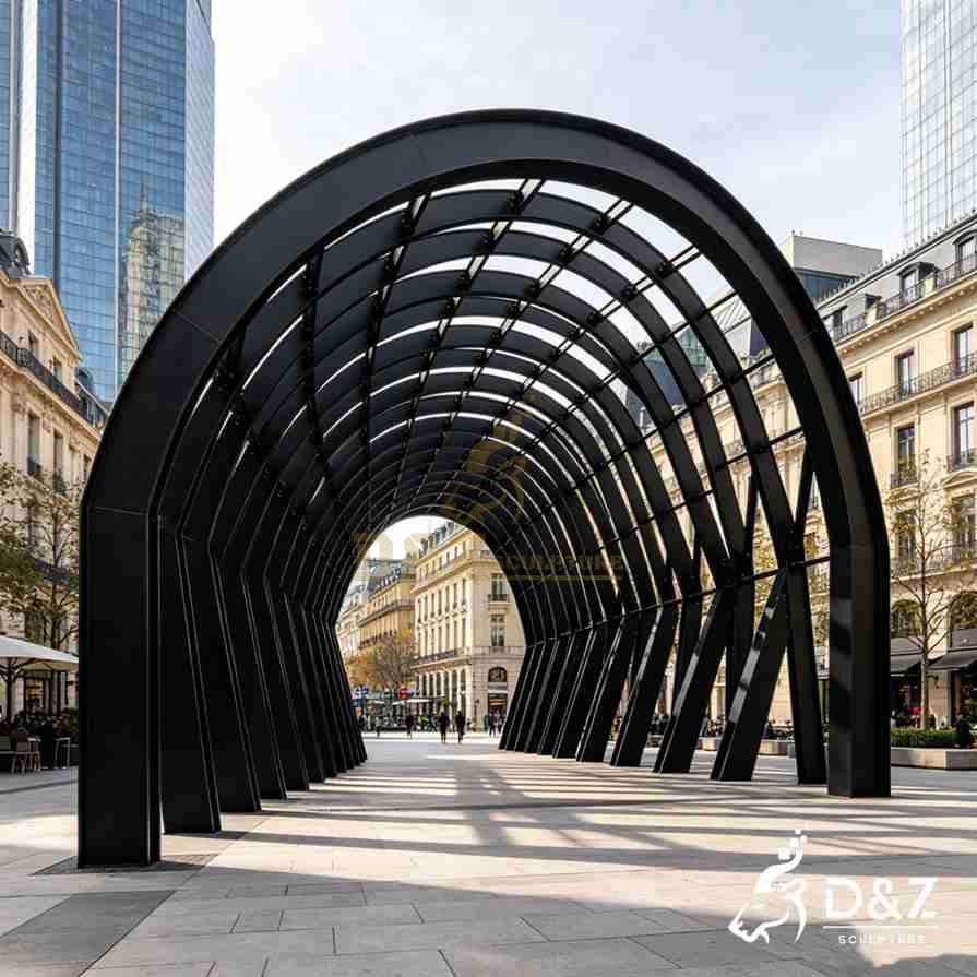Black Modern Pergola 5