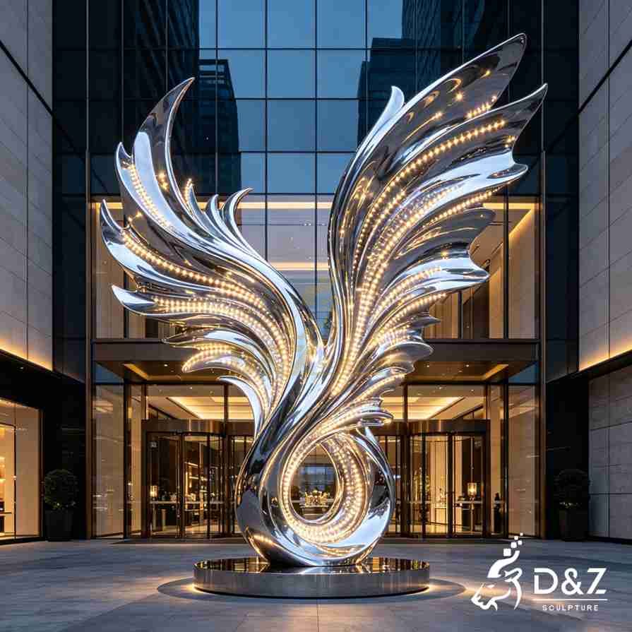 Metal Wings Sculpture 1 Metal Wings Sculpture 1