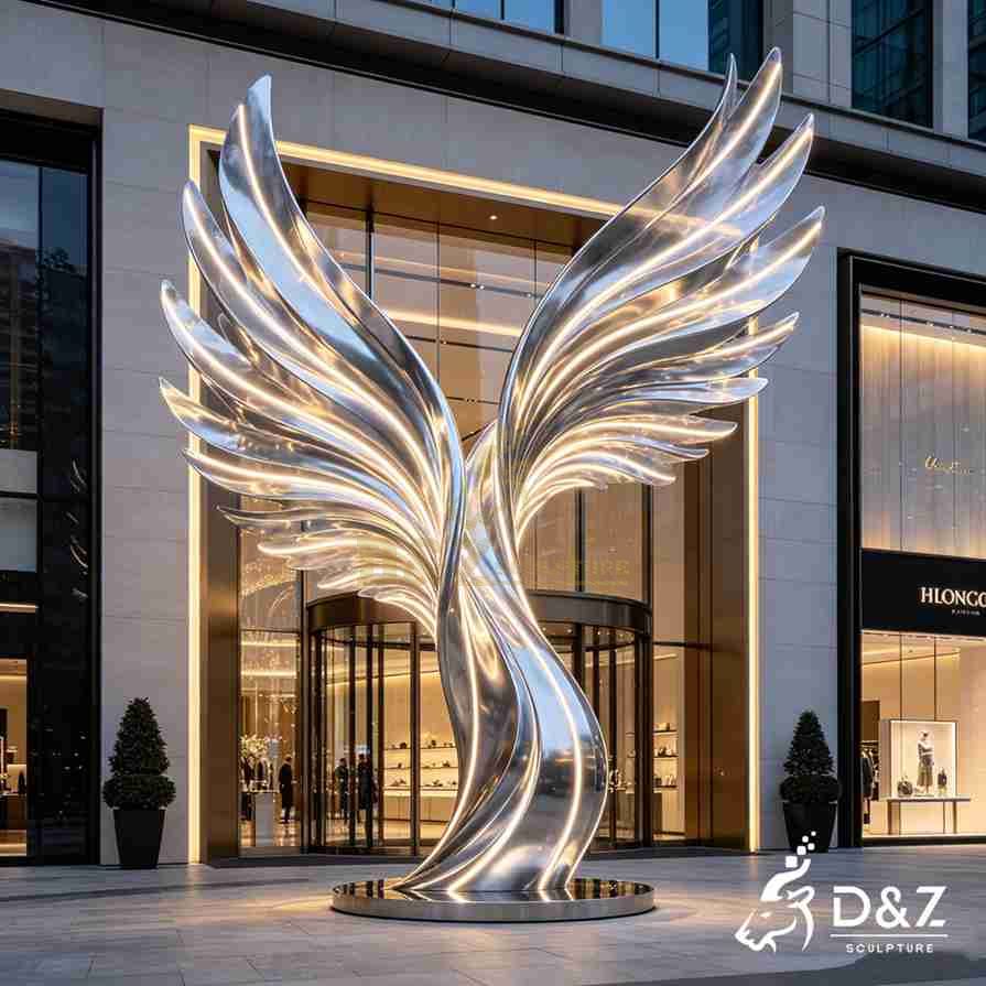 Metal Wings Sculpture 5 Metal Wings Sculpture 5