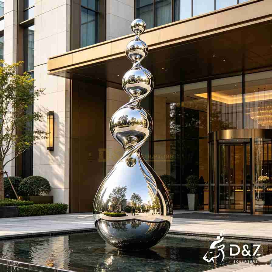 Metal Raindrop Sculpture 2 Metal Raindrop Sculpture 2