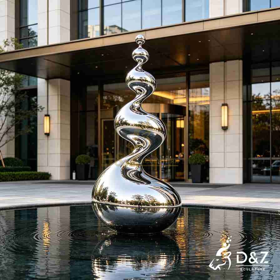 Metal Raindrop Sculpture 3 Metal Raindrop Sculpture 3