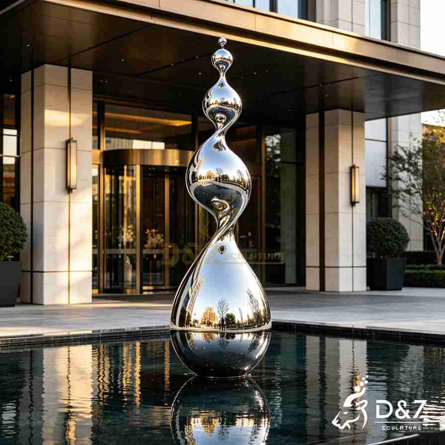 Metal Raindrop Sculpture 6 Metal Raindrop Sculpture 6