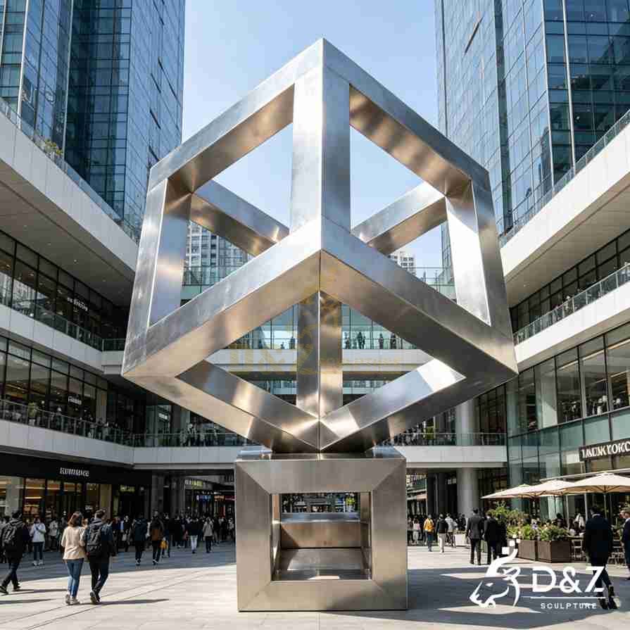 Abstract Cube Sculpture 5 Abstract Cube Sculpture 5