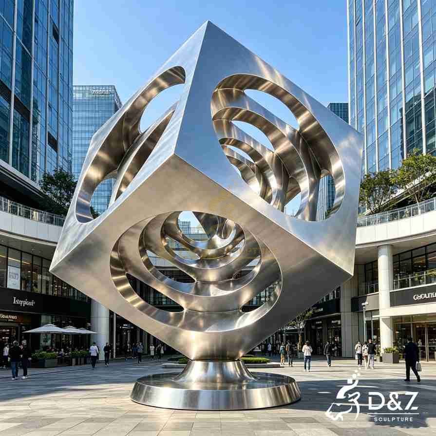 Abstract Cube Sculpture 6 Abstract Cube Sculpture 6