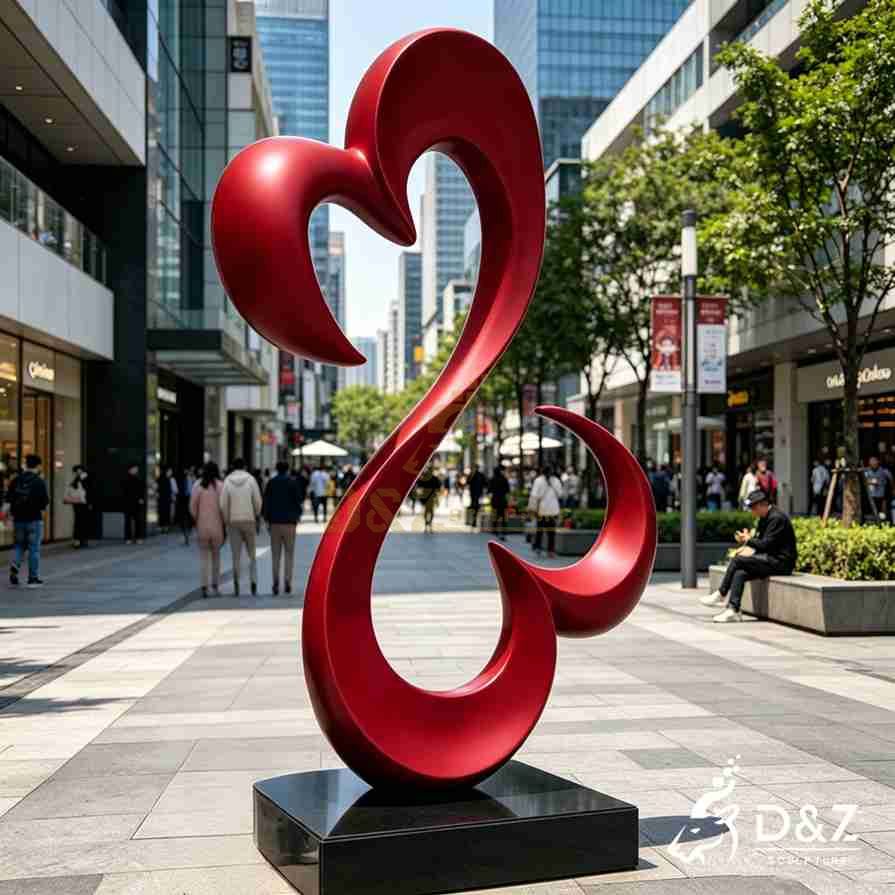 20-14 Large Metal Abstract Sculptures for Public Art Design