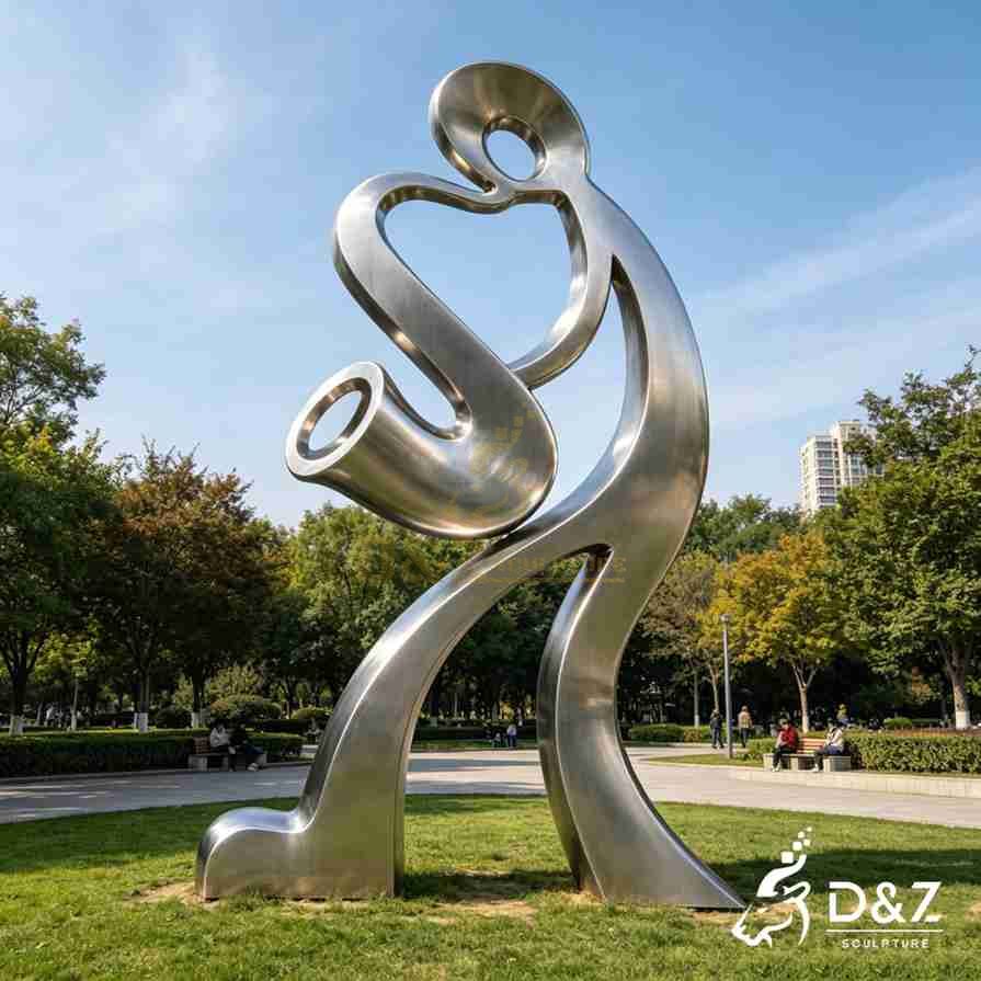 Metal Abstract Music Sculpture 5