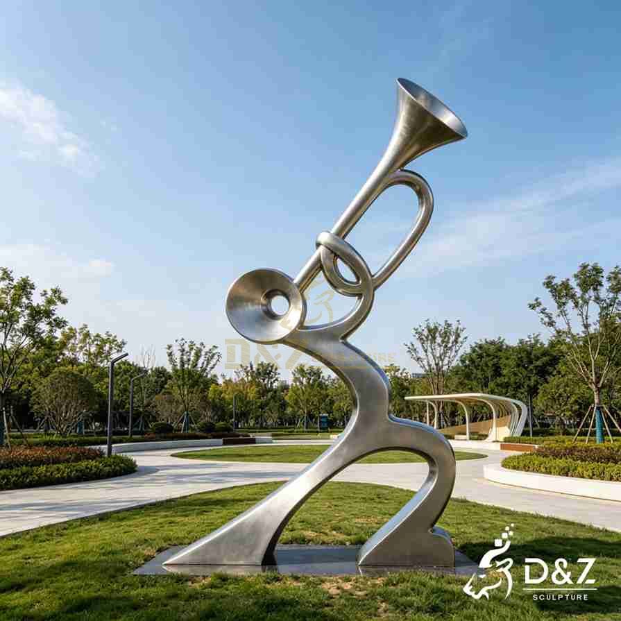 Metal Abstract Music Sculpture 6