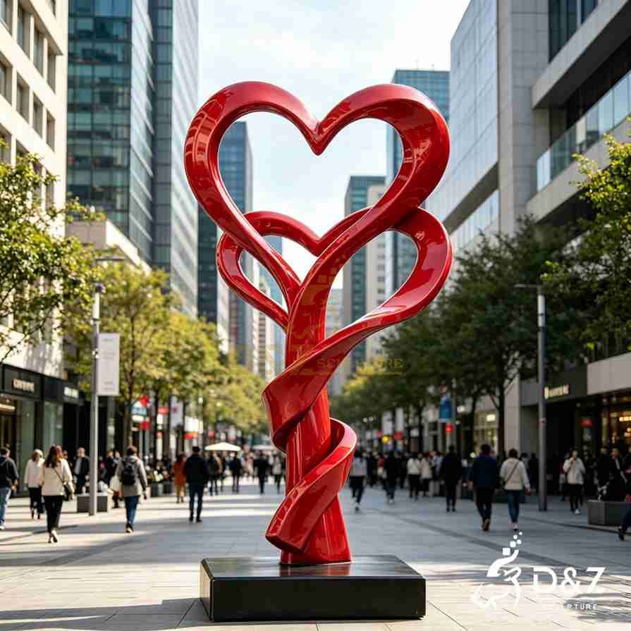 Abstract Heart Sculpture 3