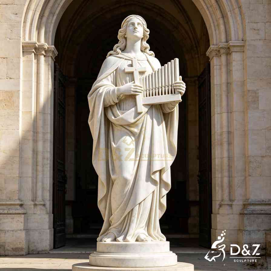St Cecilia Garden Statue 2 St Cecilia Garden Statue 2