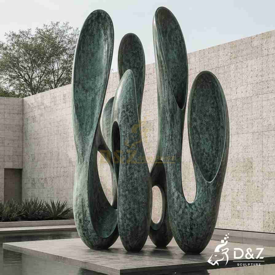 15-6 Large Bronze Abstract Sculptures