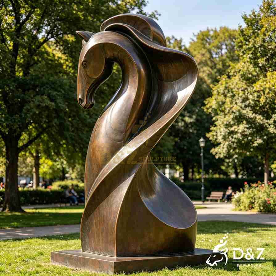 Bronze Abstract Horse Statue 2