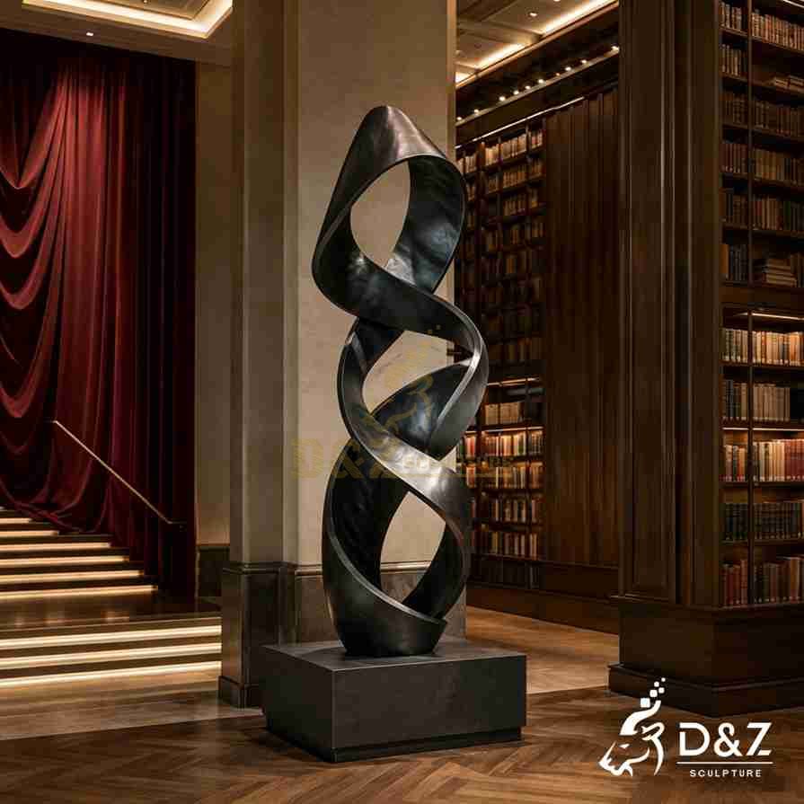 Large Bronze Abstract Modern Art Sculpture 5