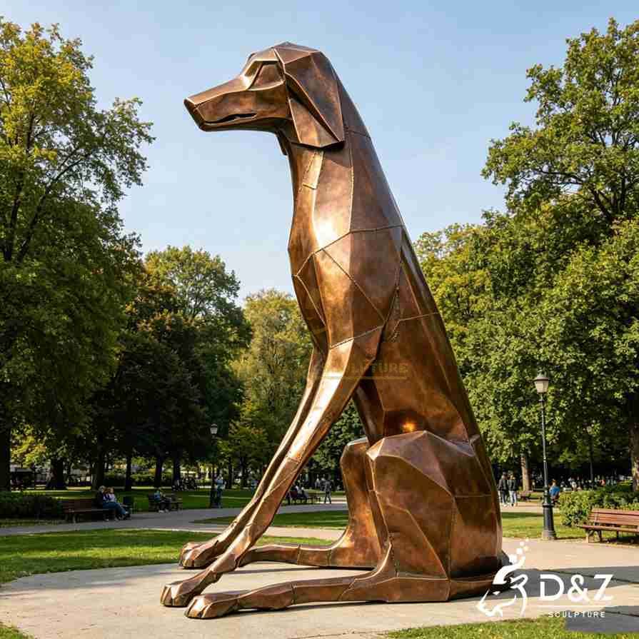 Abstract Dog Statue 5 Abstract Dog Statue 5