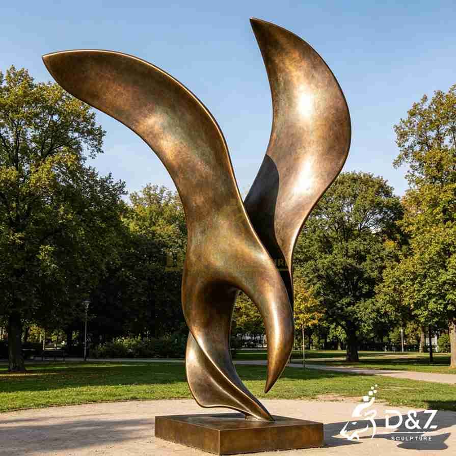 Bronze Abstract Bird Statue 6