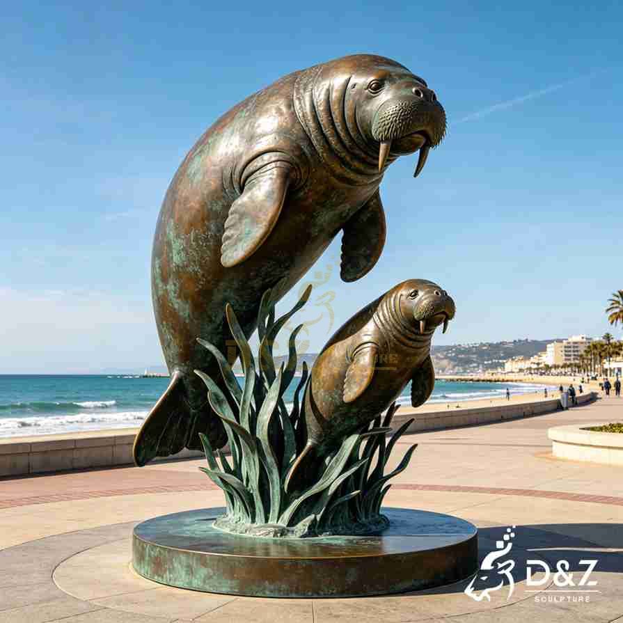 Large Manatee Statue 6 Large Manatee Statue 6