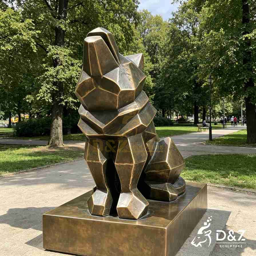 Abstract Wolf Statue 5 Abstract Wolf Statue 5