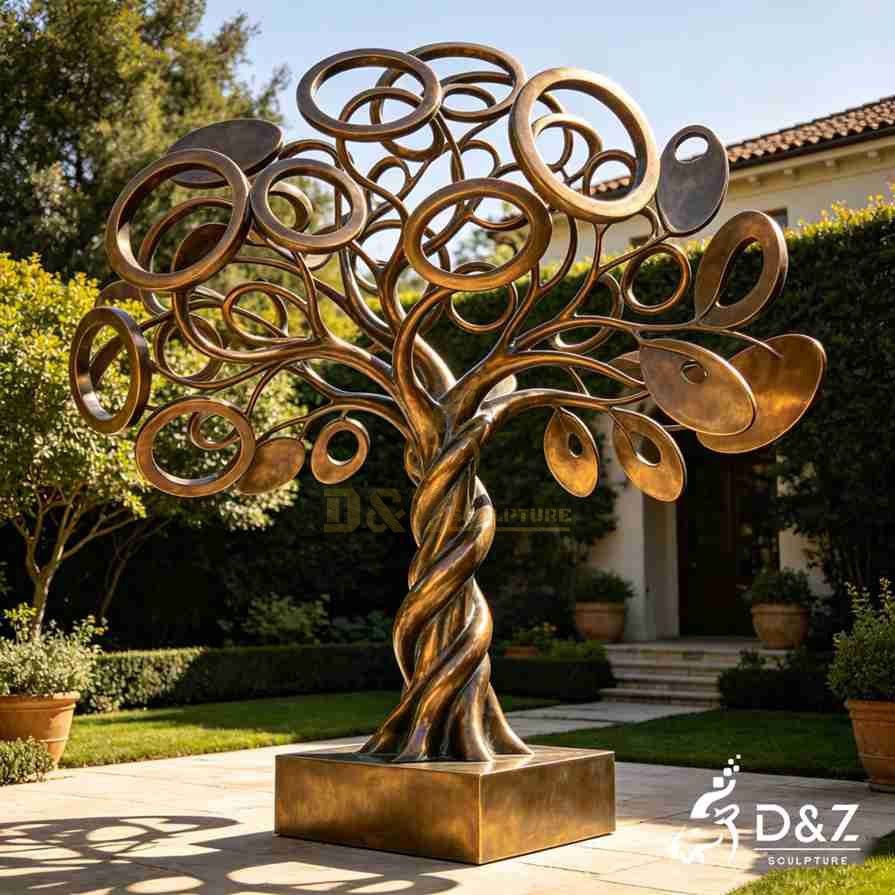 Abstract Tree Statue 3