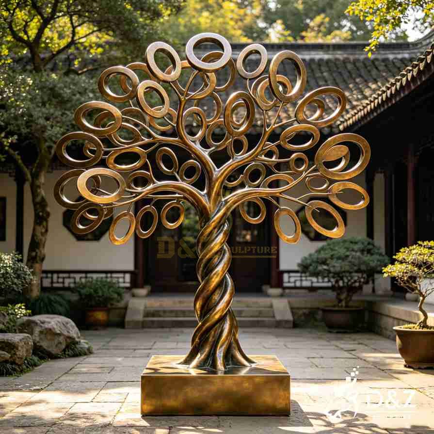 Abstract Tree Statue 4