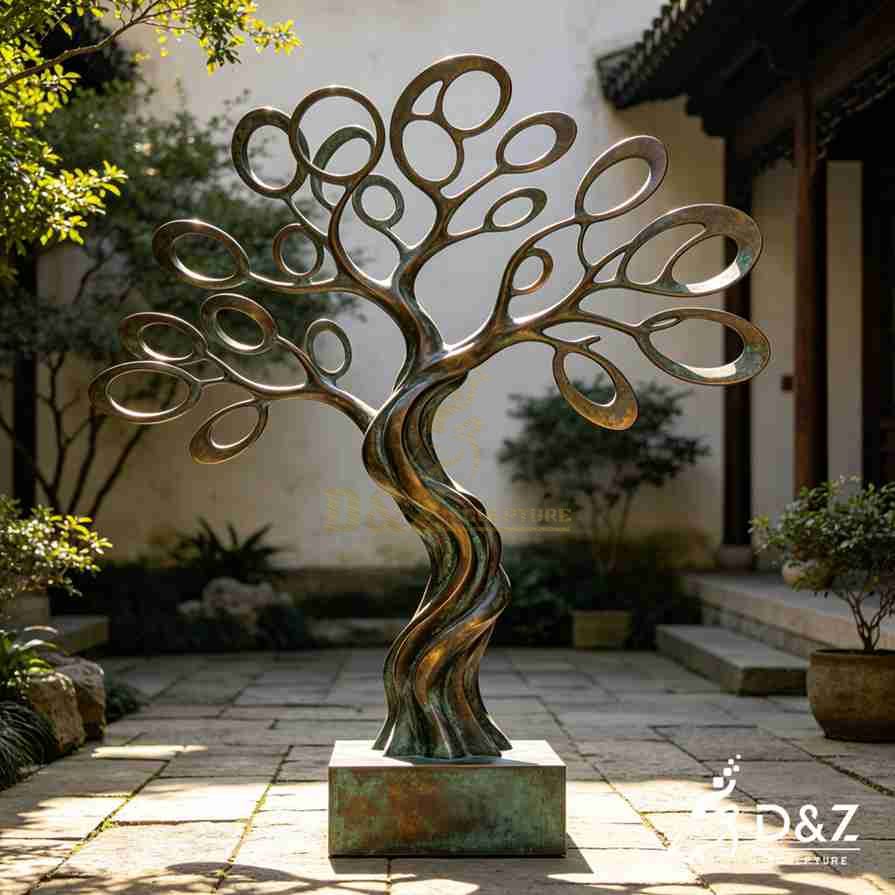 Abstract Tree Statue 6