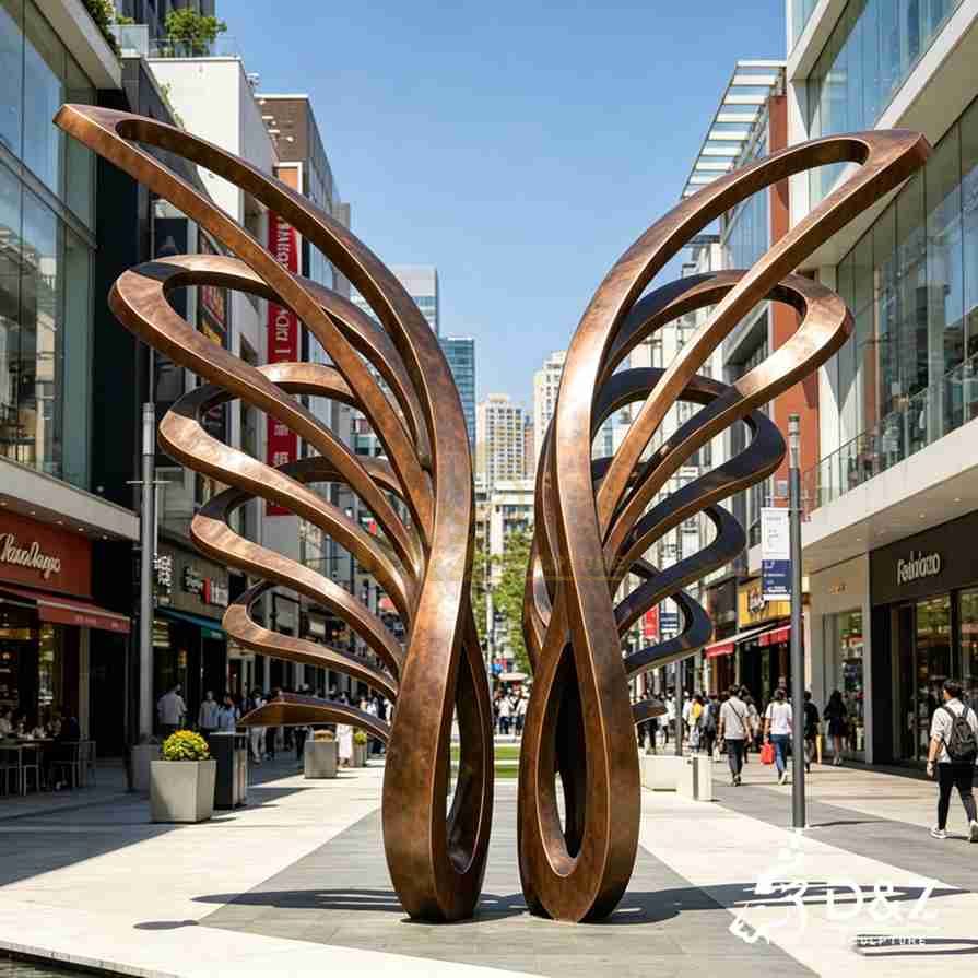 15-7 Large Bronze Abstract Statues for Modern Outdoor Art