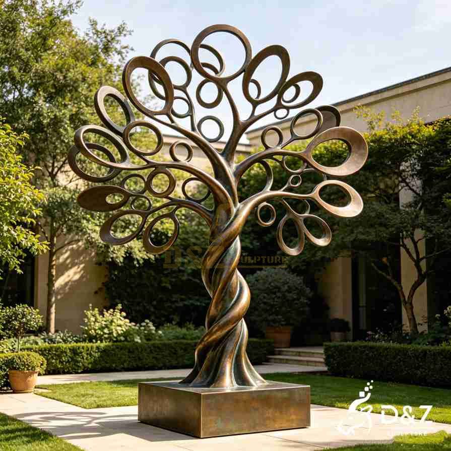 15-15 Large Bronze Abstract Statues for Modern Outdoor Art