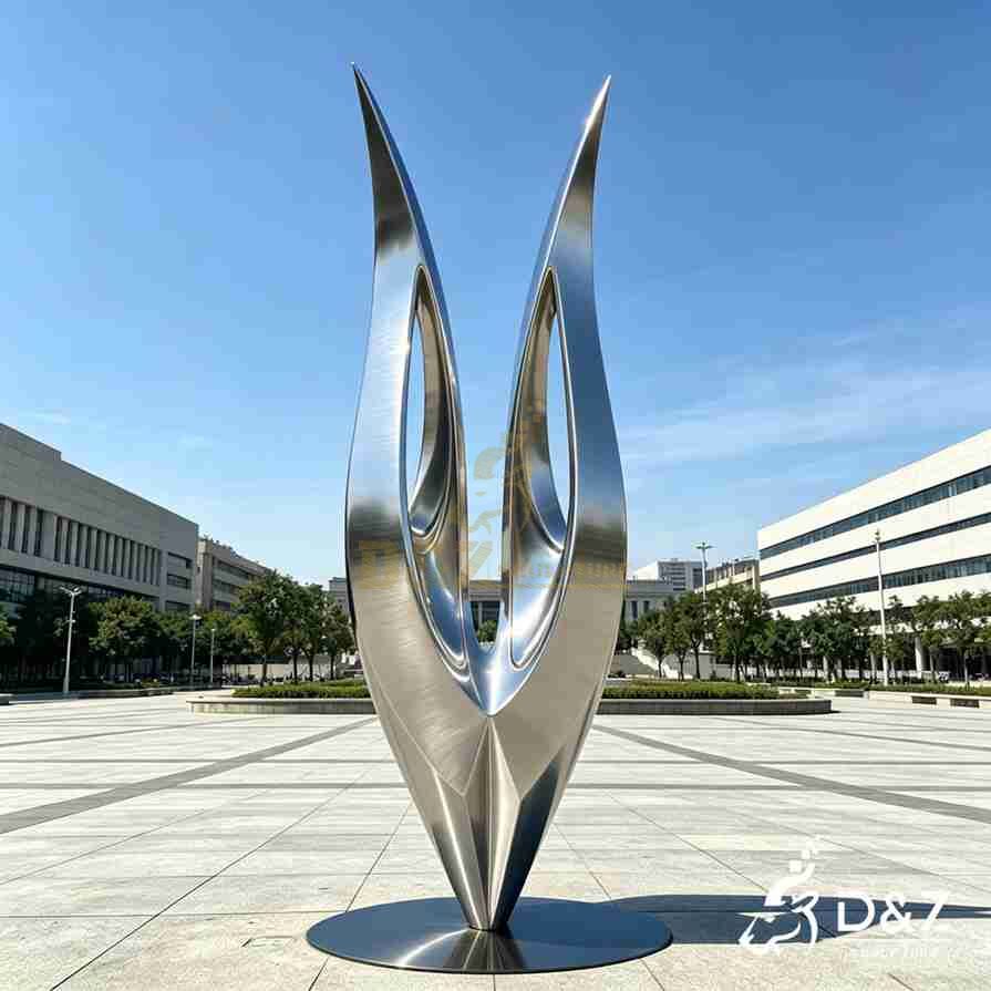 New Design Modern Abstract Metal Stainless Steel Sculpture