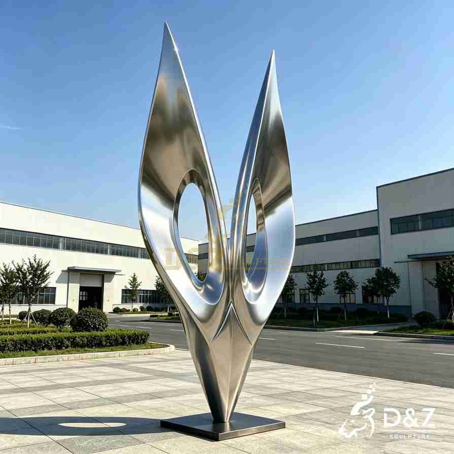 New Design Modern Abstract Metal Stainless Steel Sculpture