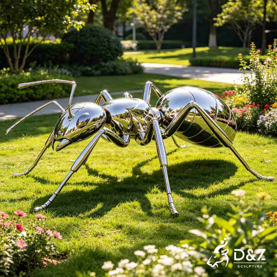 giant metal ants sculpture for garden