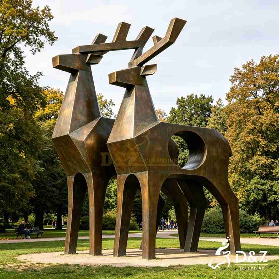 Abstract Reindeer Statue 5 Abstract Reindeer Statue 5