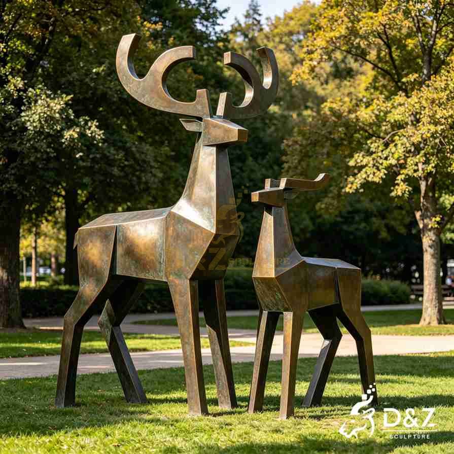Abstract Reindeer Statue 6 Abstract Reindeer Statue 6
