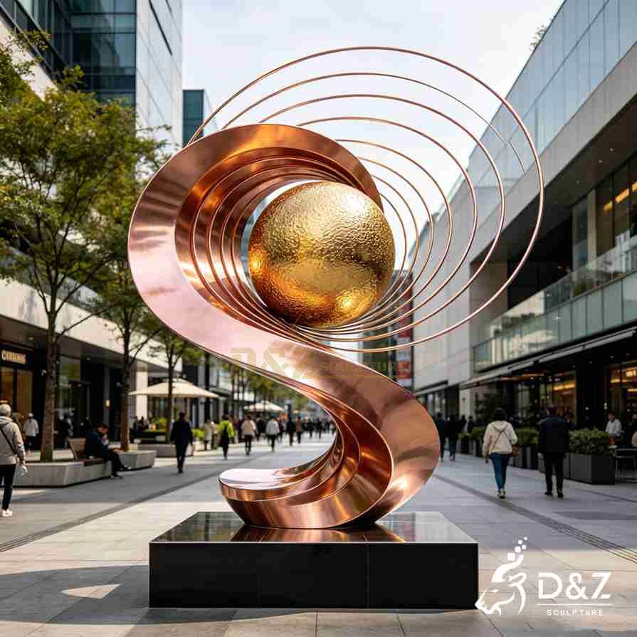 Gold Sphere Sculpture 3 Gold Sphere Sculpture 3