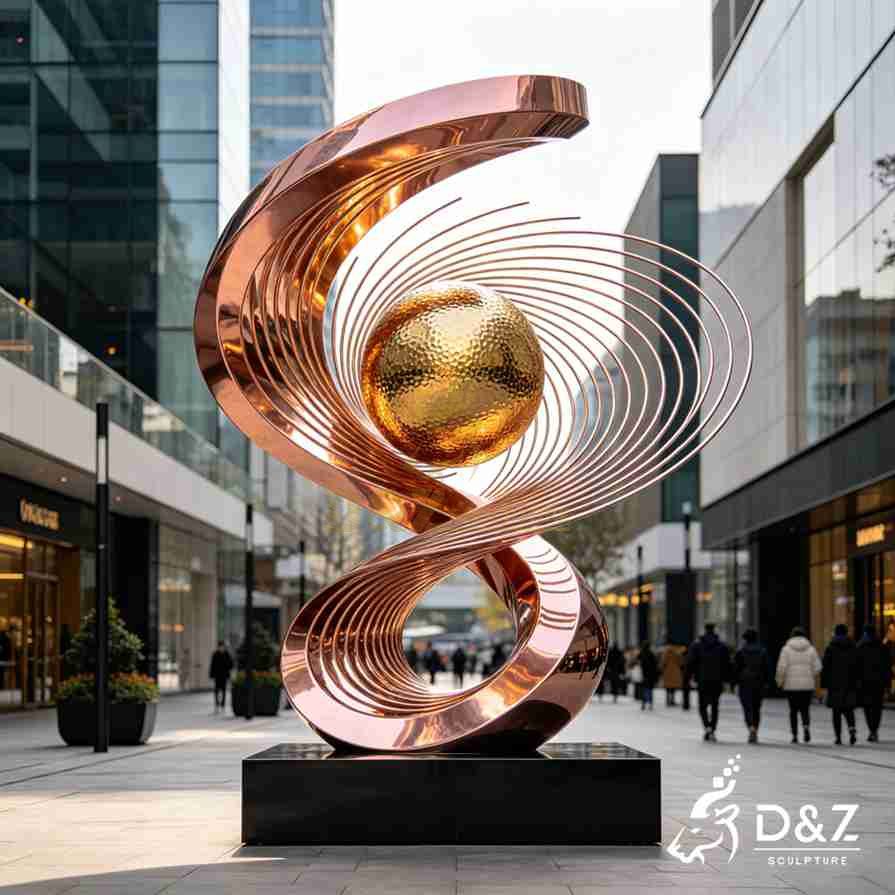 Gold Sphere Sculpture 5 Gold Sphere Sculpture 5